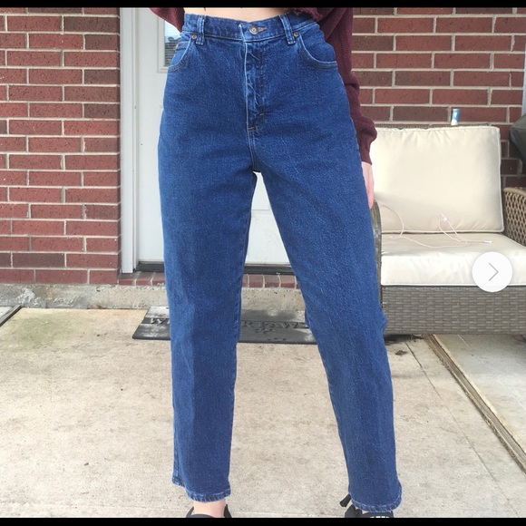 Vintage Denim - Vintage ultra high rise mom jeans
